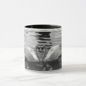 Schwarze Schwan-Tasse Tasse (Zentrum)