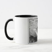 Schwarze Schwan-Tasse Tasse (Links)