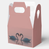 Schwarze Schwäne müssen Liebe Pink Sky sein Geschenkschachtel (Geöffnet)