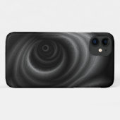 Schwarze Schwere Case-Mate iPhone Hülle (Rückseite (Horizontal))