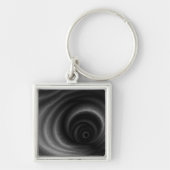 Schwarze Schwerkraft Schlüsselanhänger (Vorne)