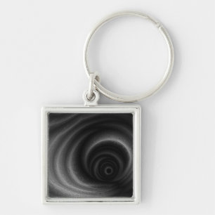 Schwarze Schwerkraft Schlüsselanhänger