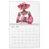 Schwarze Schwester Brustkrebs-Bewusstseins-Überleb Kalender (Mär 2027)
