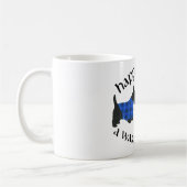 Schwarze Scottish Terrier Glückseligkeit Kaffeetasse (Links)