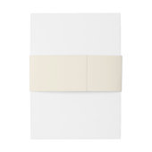 Schwarze Script-Typografie auf hellbeigem Hintergr Einladungsbanderole (Rückseitenbeispiel)