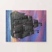 Schwarze Segel der sieben Meere Puzzle (Horizontal)