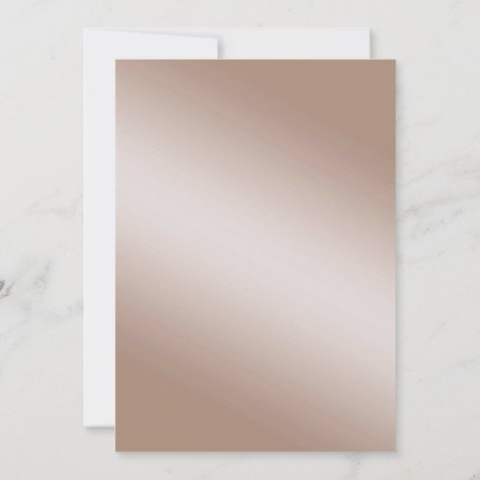 Schwarze Seide, Perlen und Orangene Erwachsenenbil Einladung (Rückseite)