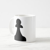 Schwarze Seite (1/8) Kaffeetasse (Vorderseite Links)