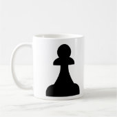 Schwarze Seite (1/8) Kaffeetasse (Links)