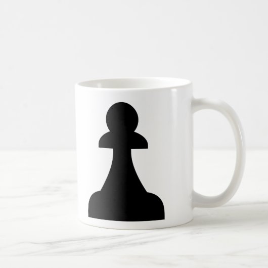 Schwarze Seite (1/8) Kaffeetasse (Rechts)