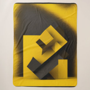 Schwarze Senf-Sherpa-Decke Sherpadecke
