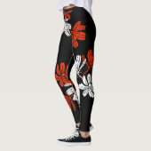 schwarze sexy Leggings der Leggings | | druckten (Links)
