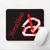 Schwarze Shes Mausunterlage Mousepad (Mit Mouse)