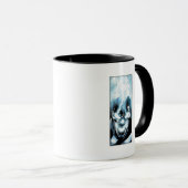 Schwarze Signalleuchte Tasse (VorderseiteRechts)