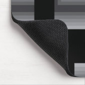 Schwarze, silberne, coole, einzigartige, trendige mousepad (Ecke)