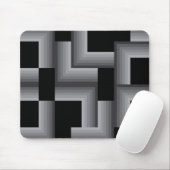Schwarze, silberne, coole, einzigartige, trendige mousepad (Mit Mouse)