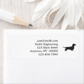 Schwarze Silhouette der Dackel (Insitu)