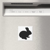 Schwarze Silhouette Ostersonnenmagnet Magnet (In Situ (Geschirrspüler))