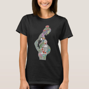 Schwarze Silhouette (vorderer Entwurf) T-Shirt