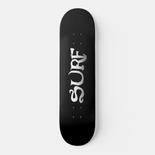Schwarze Skateboard (Vorderseite)