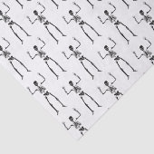 Schwarze Skeleton Silhouette Seidenpapier (Ausschnitt)