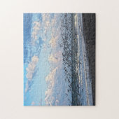 Schwarze Skimmern starten am Kap Canaveral Beach Puzzle (Vertikal)