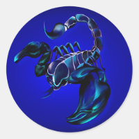 Schwarze Skorpion Sticker