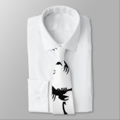 Schwarze Skorpione Krawatte (Gebunden)