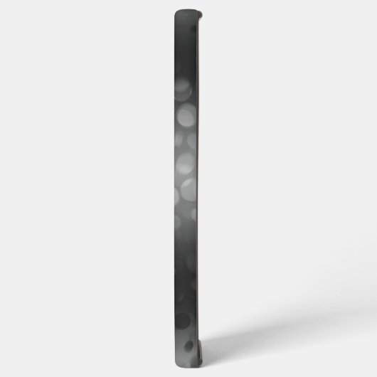 Schwarze Smokyblasen Samsung Galaxy Hülle (Linke Seite)