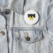 Schwarze Softll Mama Game Day Leopard Kariert Coqu Button (Beispiel)