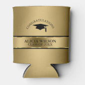 Schwarze Sohle und Goldstreifen - Abschluss Dosenkühler (Vorderseite)