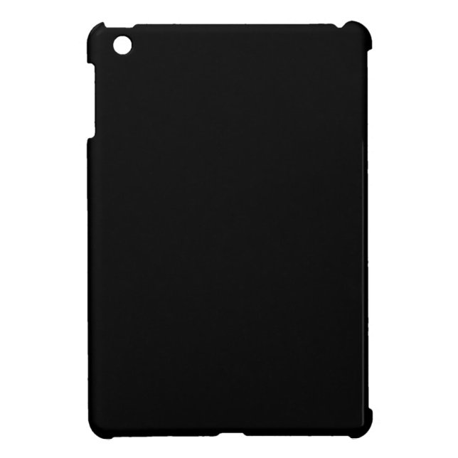 Schwarze Solid Color iPad Mini Hülle (Hinten)