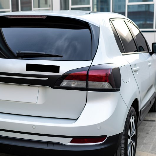 Schwarze Solid-Farbe Autoaufkleber