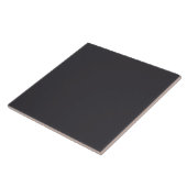 Schwarze Solid-Farbe Fliese (Seite)