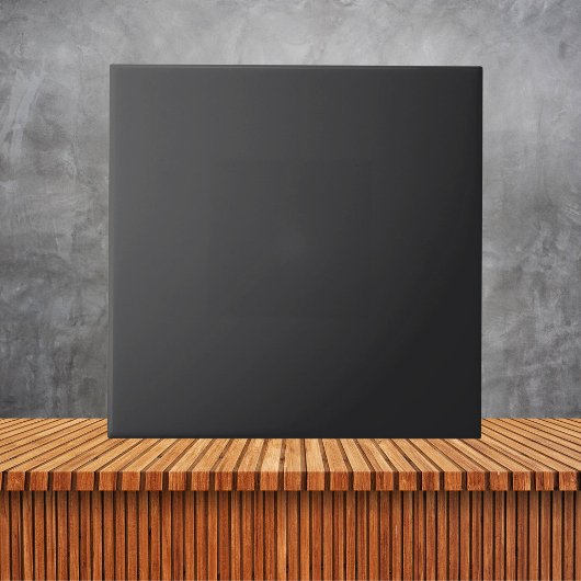 Schwarze Solid-Farbe Fliese