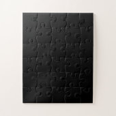Schwarze Solid-Farbe Puzzle (Vertikal)