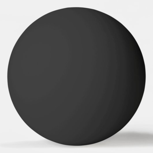Schwarze Solid-Farbe Tischtennisball (Vorderseite)