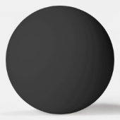 Schwarze Solid-Farbe Tischtennisball (Rückseite)