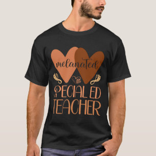Schwarze Sonderpädagogin Schwarze Geschichte Fraue T-Shirt