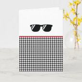 Schwarze Sonnenbrille Checkerboard Custom Sports F Karte (Gelbe Blume)