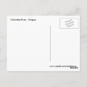 Schwarze Sonnenuntergang-Postkarte Postkarte (Rückseite)