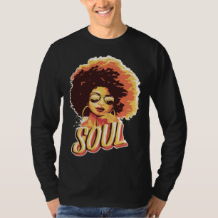 Schwarze Soul Königin Jazz Singende Musikerin Soul T-Shirt