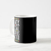 Schwarze Sozialarbeiter Problem Afroamerikaner Leb Kaffeetasse (Vorderseite Links)