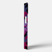 Schwarze Spacecrafts und Arrow Monogram Case-Mate iPhone Hülle (Rückseite / Rechts)