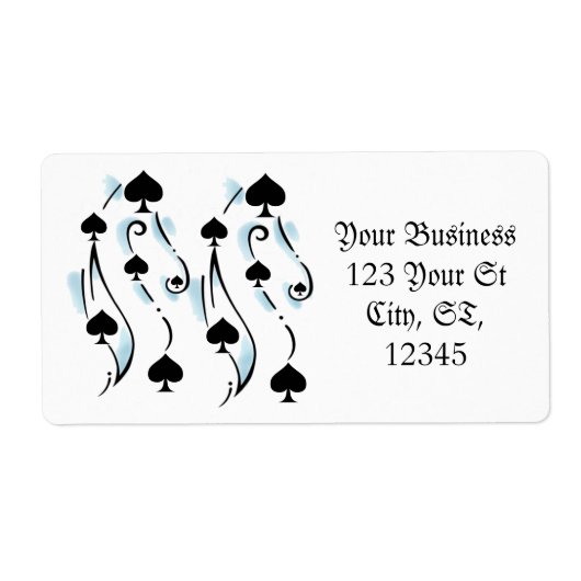 Schwarze Spades Tattoo Style Thunder_Cove (Vorne)