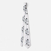 Schwarze Spades Tattoo Style Thunder_Cove Krawatte (Rückseite)