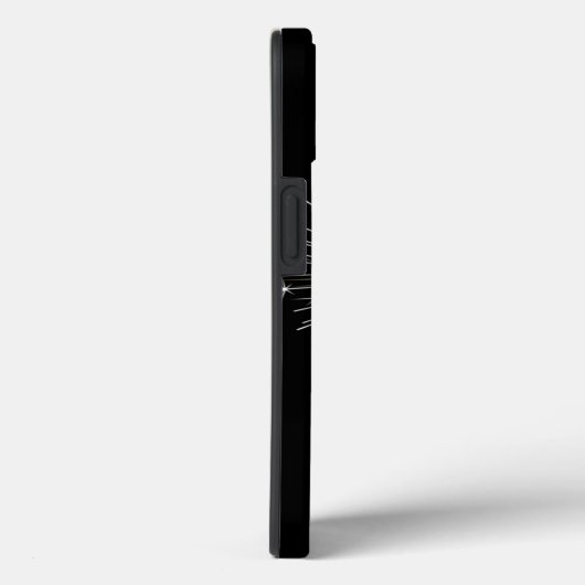 schwarze Sparkler Case-Mate iPhone Hülle (Rückseite / Rechts)