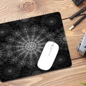 Schwarze Sparklorkunst Mousepad