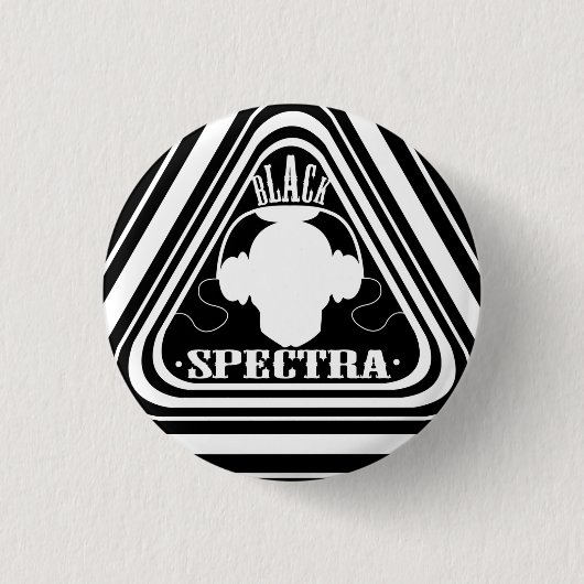 Schwarze Spectra-Taste Button (Vorderseite)