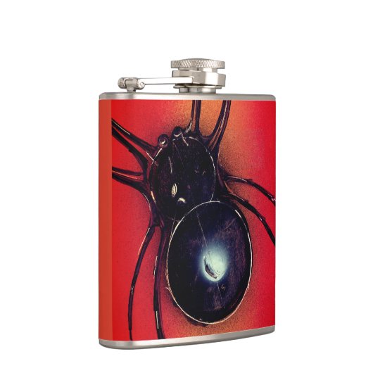 Schwarze Spider Flachmann (Rechts)